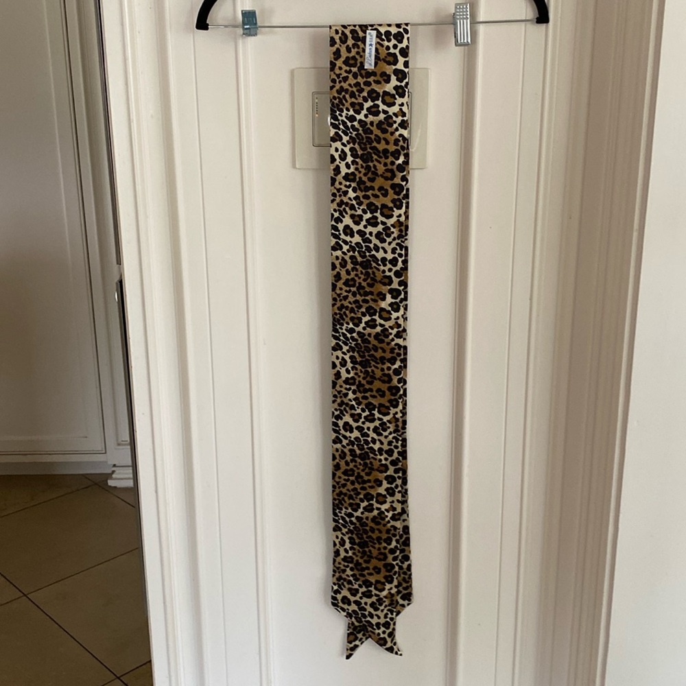 Cheetah print belt/scarf, 72 inches long